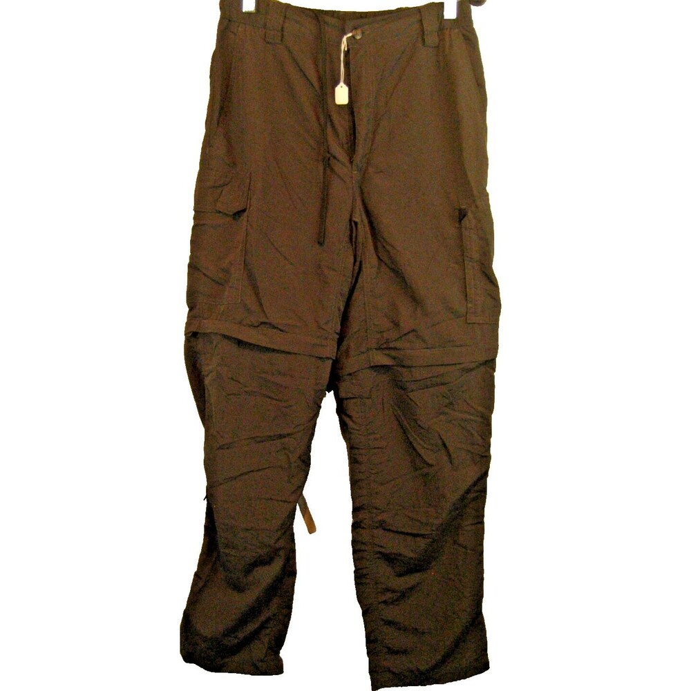 Womens Canyon Creek Gray Nylon Outdoor Convertible Pants/Shorts sz Mx8/30
